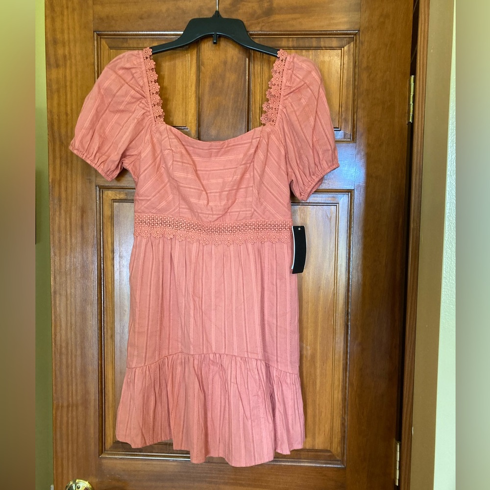 City Studio, Day Pink Dress, Size Medium, NWT